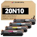 20N10 CS331 CX331 High Yield Toner Cartridges Replacement for Lexmark 20N10K0 20N10C0 20N10M0 20N10Y0 Toner Set 4-Pack for CS331 CS431 CX331 CX431 CS331dw CS431dw CX331adwe CX431adw Printer Ink