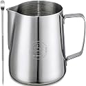 20oz Milk Frothing Pitcher, Stainless Steel Espresso Steamer Frother Cup