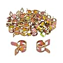 20Pcs 1/3inch Spring Band Type Fuel Hose Clamps, 8mm Silicone Vacuum Hose Pipe Clamp Fasteners, Water Pipe Air Tube Clamps, Fit 8.6-9.5mm OD Hose