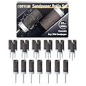 20Pcs 1000 Grit Sanding Drums Sandpaper Sticks Set for Dremel Rotary Tool with 1/8" Shank, Rotary Tool Accessories Suitable for Metal Rust Removal/Jade Polishing/Stone Grinding (1000 Grit)