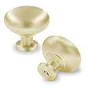 20pcs Brushed Brass Cabinet Knobs Pull Solid Zinc Kitchen Drawer Handles