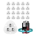 20PCS Small Appliance Rollers& Wheels for Kitchen Appliances on the Countertop,Self Adhesive Mini Casters/Sliders for Stand Mixer, Coffee Maker, Air Fryer(White)