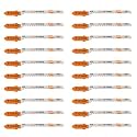 20PCS T Shank Jigsaw Blades Set - BGTEC HCS(SK5) Jig Saw Blades for Wood, Plastic Cutting(T101AO)