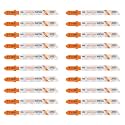 20PCS T Shank Jigsaw Blades Set - BGTEC HSS(M2) Jig Saw Blades for Wood, Plastic and Metal Cutting(T118B)