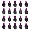 20PCS T5 17 57 86 Halogen Instrument Cluster Bulbs Kits, 12V Dash Light for Car Interior, Automotive Replacement Gauge Cluster Panel Bulb with T5 Sockets, Universal Lighting Accessories（Pink