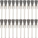 20PCS Wire Brushes - Metal Rust Removal, Polishing, Cleaning - 8mm Diameter, 3mm Shaft - Removes Burrs, Dust, and Oxide Layer - Handles Rough Surfaces - Designed for Industrial and DIY Enthusiasts