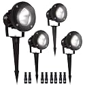 20W Led 12V AC/DC Flag Spotlights Outdoor Landscape Lights,Low Voltage Landscape Lighting,IP65 Waterproof Flag Lights for Yard Wall Mounted Light 5000K Daylight Lawn Decorative 4Pack