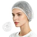 21" Disposable Non-Woven Bouffant Cap & Hair Net, 100 Count