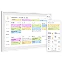 21.5 Inch Smart Digital Calendar, Wall Electronic Calendar, 1920 * 1080 IPS Full HD Touch Screen Display for Family Meal Planner Support - Seamless Scheduling, Gifts for Women, Mom