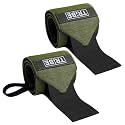 21-Inch Wrist Wraps and 24-Inch Lifting Straps Set for Weightlifting