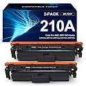 210A Black Toner Cartridges 2 Pack Replacement for HP 210A 210X