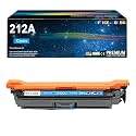 212A Cyan Toner Cartridges Replacement for HP 212A W2121A M554, M555 M578