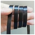 213ft PE Flat Rattan Woven Rope, Plastic Wicker Furniture Repair Rattan, Synthetic Rattan Replacement Material for Patio - Deep Coffee