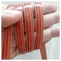 213ft PE Flat Rattan Woven Rope, Plastic Wicker Furniture Repair Rattan, Synthetic Rattan Replacement Material for Patio - Yellow Gradient