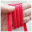 213ft PE Flat Rattan Woven Rope, Plastic Wicker Furniture Repair Rattan, Synthetic Rattan Replacement Material for Patio - Red