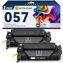 057 toner cartridge Compatible Replacement for canon 057 toner cartridge 057 Black for canon mf455dw mf451dw mf445dw MF443dw MF453dw MF452dw LBP226dw LBP227dw LBP228dw LBP236dw Printer Ink (with Chip)