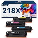 218X High Yield Toner Cartridges (No Chip) Compatible Replacement for W2183X W2182X W2181X W2180X Works with HP Color Pro 3201 Series 3201dw MFP 3301 Series 3301cdw 3301fdw 3301sdw Printer 4-Pack