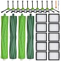 22 Pack Replacement Parts for iRobot Roomba i7 i7+ i3 i3+ i4 i4+ i5 i5+ i6 i6+ i8 i8+ E5 E6 E7 j6 j6+ j7 j7+ Combo i5 i5+ j5 j5+ Vacuum Accessories, 4 Rubber Roller 10 Filter 10 Side Brush