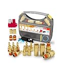 22 Pcs 1/4" NPT Air Compressor Fittings Kit, Quick Connect Coupler Plug Set