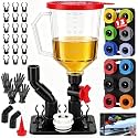 22-Piece Engine Oil Funnel Kit, Upgraded Magnetic Base, No-Spill Design