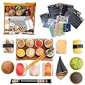 22-Piece Kitchen Play Sushi Set – Realistic Fabric Japanese Cuisine Toy Collection for Kids|Soft Sushi Rolls, Nigiri &amp; Accessories|Kitchen Role Play Cooking Set