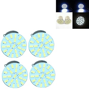 22 smd led bike indicator light bulb lamp universal for bikes and cars set of 4 white color