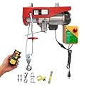 2200lbs Electric Hoist with Wireless Remote Control,110v Electric Hoist with Remote Control, 40ft/20ft Lifting Height &amp; Motor, Lift Hoist for Factories Warehouses Construction Site Attic
