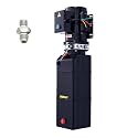 220V 60Hz Hydraulic Power Unit, Hydraulic Motor, Dump Trailer Pump14L Plastic Reservoir, Manual Button Control, for Auto Lifts, Vehicle Repair, Garage Equipment, and Industrial Applications
