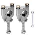 Motorcycle 22mm 7/8 Handlebar Risers Mount Clamps for Dirt Pit Bike