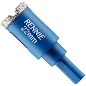 22mm diamond hole saw drill bit with tri shank for porcelain tiles ceramic slate stone granite marble glass diamond core holesawhole cutter