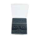 22Teeth Pet Clipper High Carton Steel And Ceramic，Compatible For Oster，A5 Series Moving Replacement Blade Fits(Black steel,10pcs)