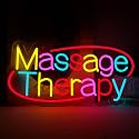23.6"x11.6" Large Size Masage Noen Signs，Neon Signs for Wall Decor，LED Neon Lights for Massage Shop