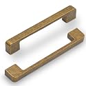 2328 10 Pack 6.3 Inch(160mm) Kitchen Cabinet Handles Antique Brass Cabinet Pulls Kitchen Cabinet Hardware Drawer Pulls for Cupboard Wardrobe