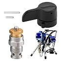 235014 Prime Spray Valve and Drain Valve Compatible with Graco 210 230 390 395 490 495 595 3400 Airless Paint Sprayer, Aftermarket Replacement Kit (1 pcs)