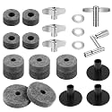 23pcs Cymbal Accessory Pack Cymbal Felts Sleeves Ergonomic Wing Nuts & Keys