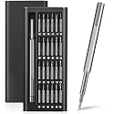 24 in 1 Magnetic Precision Screwdriver Set - Multi-Bit Tool Kit with Magnetic Handle, S2 Steel Bits, Portable Case for Electronics, Mobile, Computer, Watch Repair