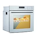 24" Built-in Single Wall Oven, 2.5 Cu.Ft (70L) Capacity - Electric Oven with Steam Bake, Air Fry &amp; 3D Convection, Touch Controls, Timer, Safety Lock, Triple-Layer Glass Door, 3000W 240V, Silver