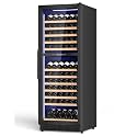 Velivi 24" Inch Dual-Zone Wine Fridge Freestanding/Built-in Wine Cooler