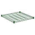 CenPro 24" x 24" Green Epoxy Finish Metal NSF Wire Shelf for Shelving Units and Storage, (30V-090)