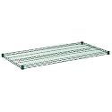 CenPro 24" x 60" Green Epoxy Finish Metal NSF Wire Shelf for Shelving Units and Storage, (30V-106)