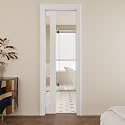 Pocket Door,1-Lite Clear Glass Doors,Room 24 x 80 Sliding Door