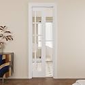 Pocket Door,10-Lite Clear Glass Doors,Room 24x80 Sliding Door