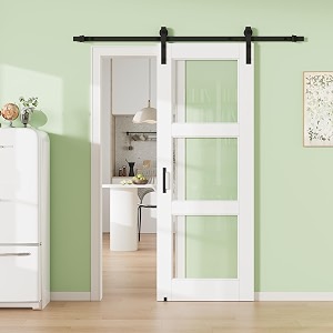 28 inch x 80 inch 3-Lite Tempered