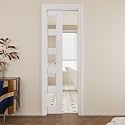 Pocket Door,5-Lite Clear Glass Doors,Room 24 x 80 Sliding Door