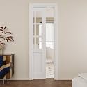 Pocket Door,6-Lite Clear Glass Doors,Room 24 x 80 Sliding Door