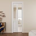 Pocket Door,Half-Lite Clear Glass Doors,Solid Door,24x80 Door