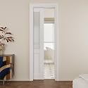 Pocket Door,Half-Lite Frosted Glass Doors,Solid Door,24x80 Door