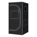 24"x24"x55" 600D Mylar Hydroponic High Reflective Grow Tent for Plants