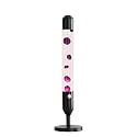 Kyzfy 24.4-Inch Relaxing Liquid Motion Lamps,Magma Lamps, Home Decor Living Room Office Bedroom Lamp (Purple Wax White Water/Black)