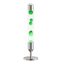 Kyzfy 24.4-Inch Relaxing Liquid Motion Lamps,Magma Lamps, Home Decor Living Room Office Bedroom Lamp (Green Wax White Water/Silver)